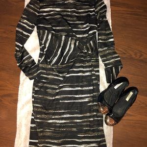 Philosophy black dress 👗 with rouching